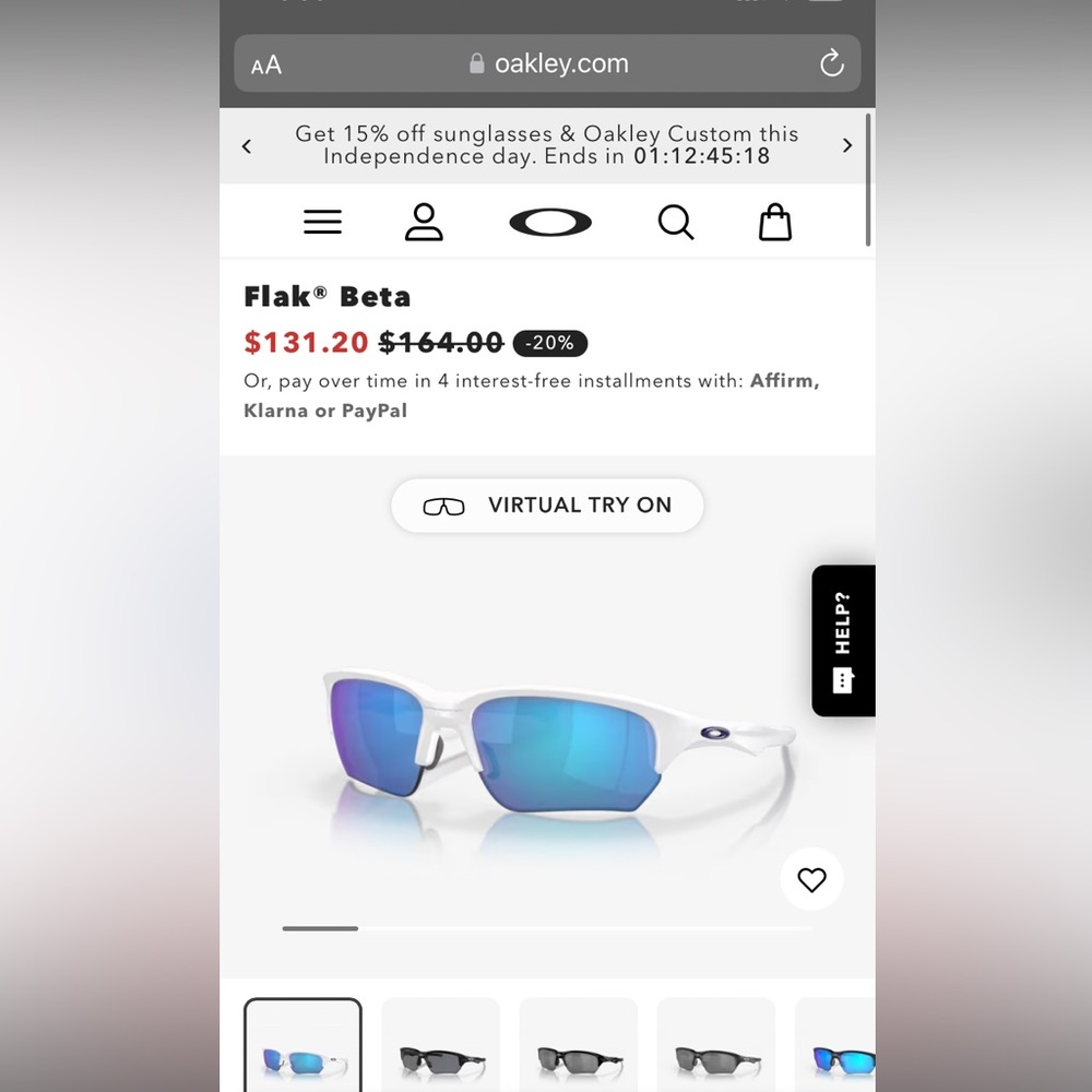 Oakley “Flak Beta” Sunglasses